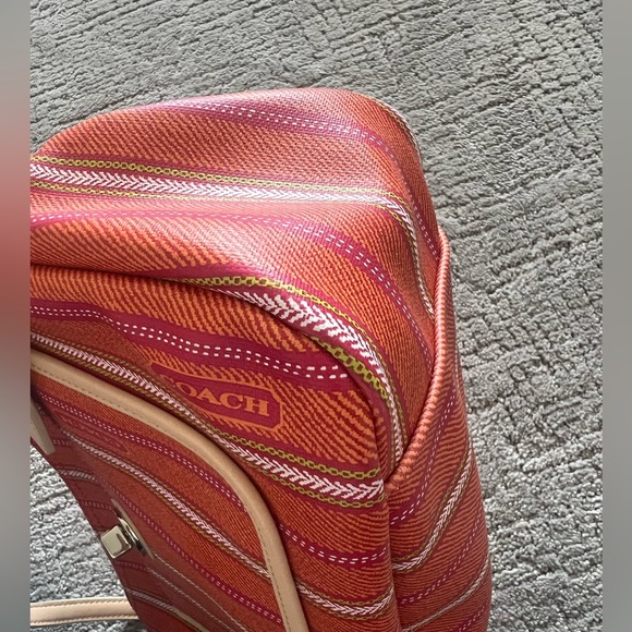 Coach Legacy Stripe Convertible Purse - Picture 12 of 14